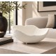 Light & Living schaal Hazal metaal Crème 